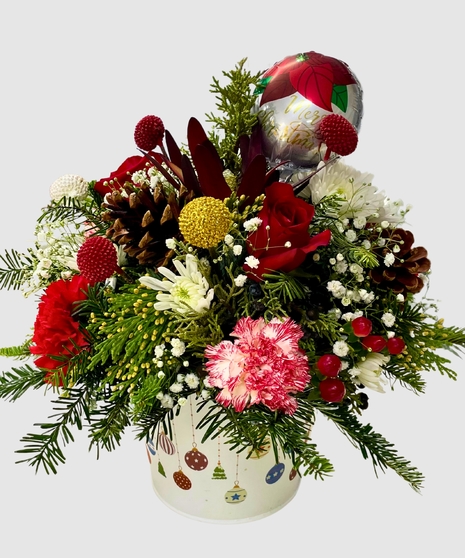 Holiday Ornament Blooms